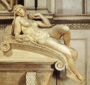 Michelangelo Buonarroti Dawn oil painting reproduction